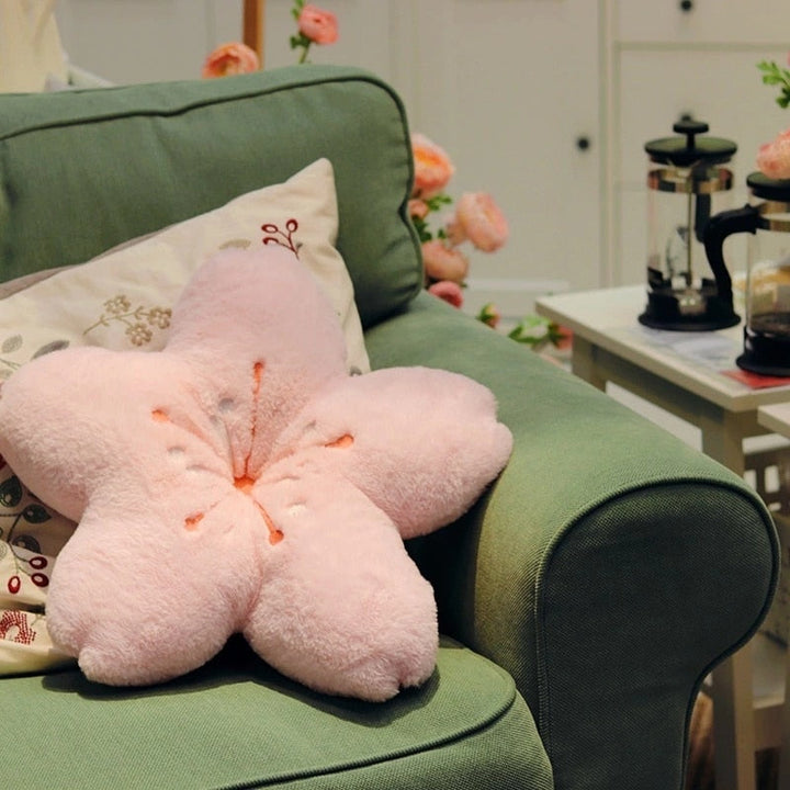 Colorful Cherry Flower Seat Cushion Pillow | Bowlift