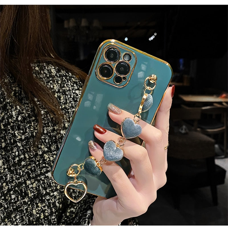 BowLift | Precious Metal Heart iPhone Case