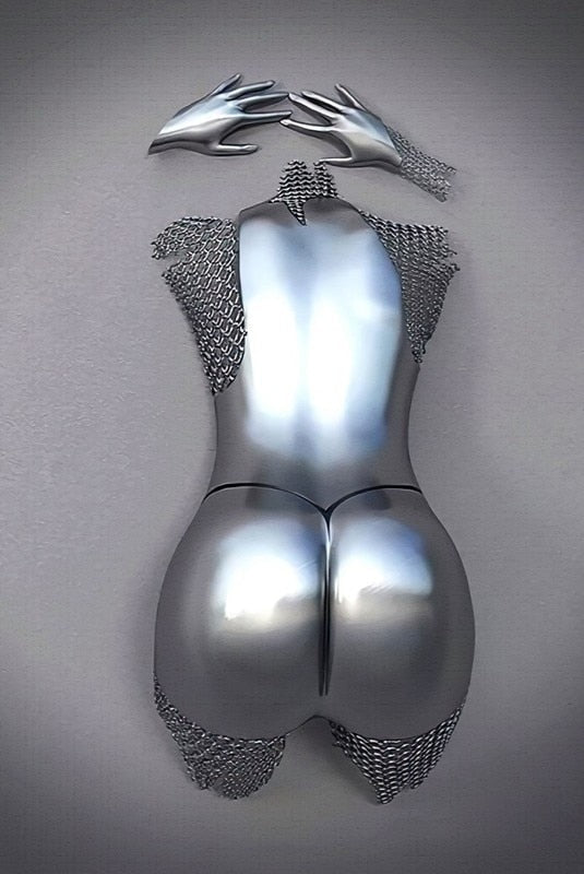 BowLift | Metal Figure Statues Styles Abstract Canvas Painting Couples Wall Art Love Sculpture Poster Print Home Decor Living Room Gifts