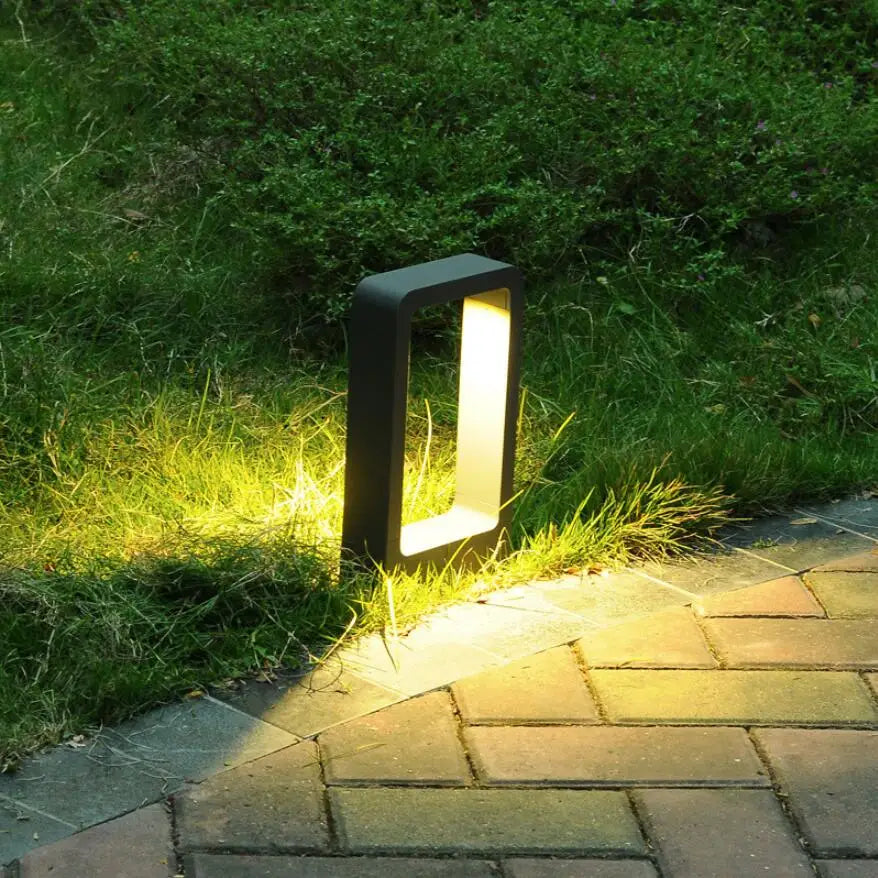 BowLift | 15W LED garden light: aluminum post lamp for outdoor courtyard, villa landscape lighting