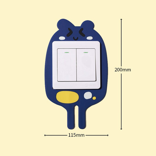 3D Luminous Cartoon Hook Outlet Sticker | Bowlift