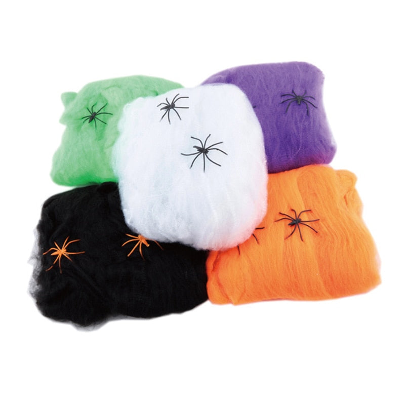 BowLift | Artificial Stretchy Cobweb Halloween Decoration