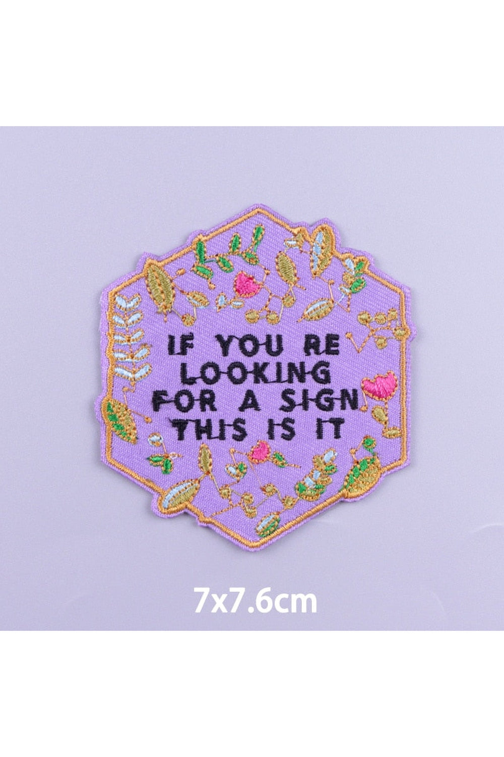 Cartoon embroidered patch | Bowlift
