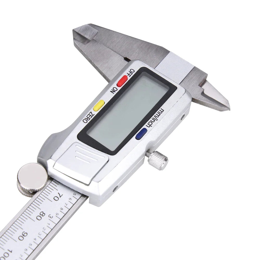 BowLift | Precivio Digital Caliper made of Stainless Steel | 15 cm Measuring Range | Precision Measuring Device with LCD Display | ±0.03 mm Accuracy