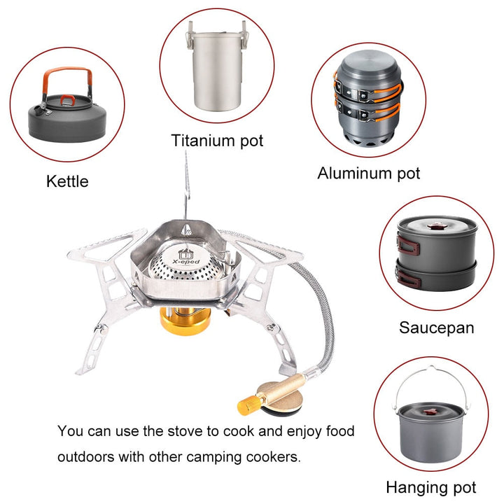 BowLift | Windproof Outdoor Camping Gas Stove