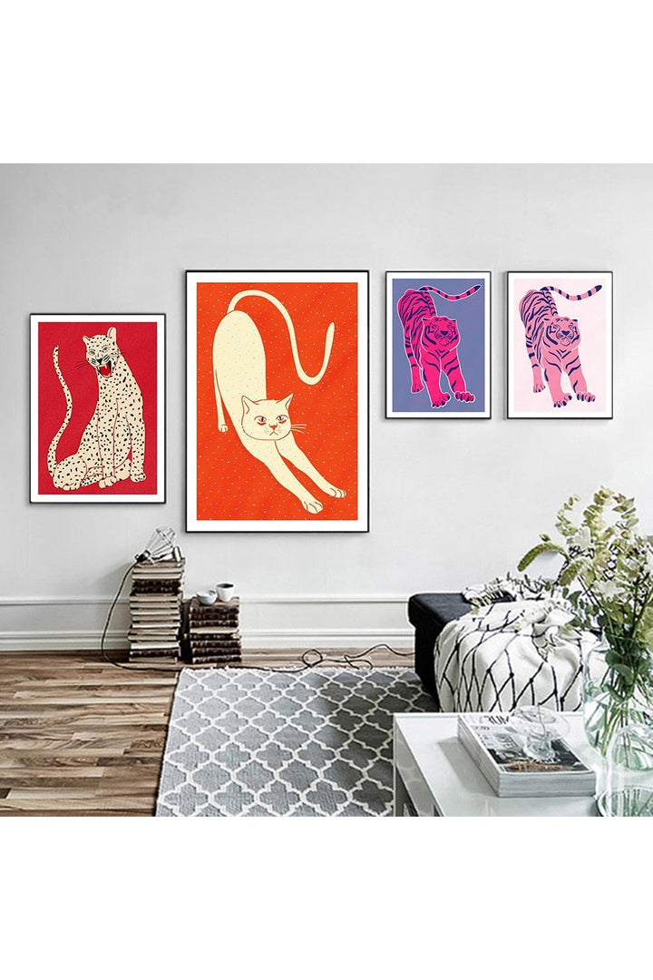 Tiger Art Canvas Poster | Bowlift