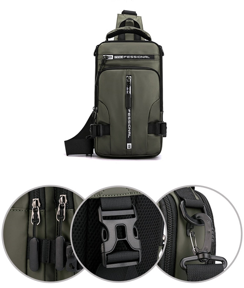 CityTrek Bag - Stylish Waterproof Oxford Crossbody Bowlift