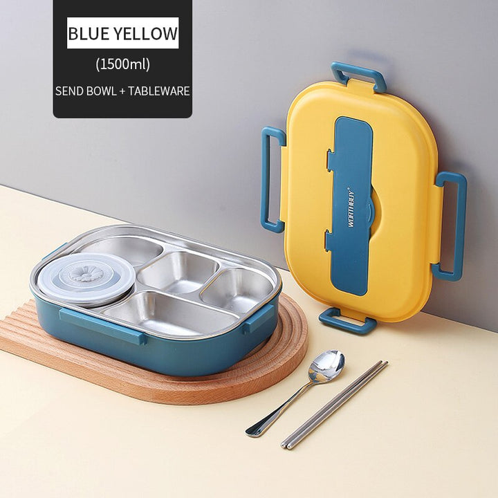 Stainless Steel Multi Compartment Kids Lunch Box | Bowlift