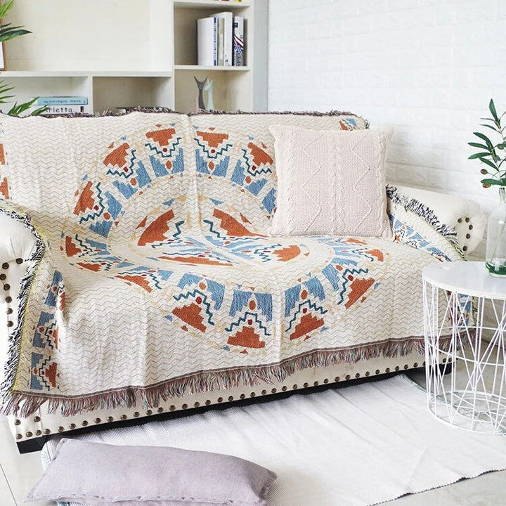 BowLift | Vintage Pumpkin Sofa Cover Blanket