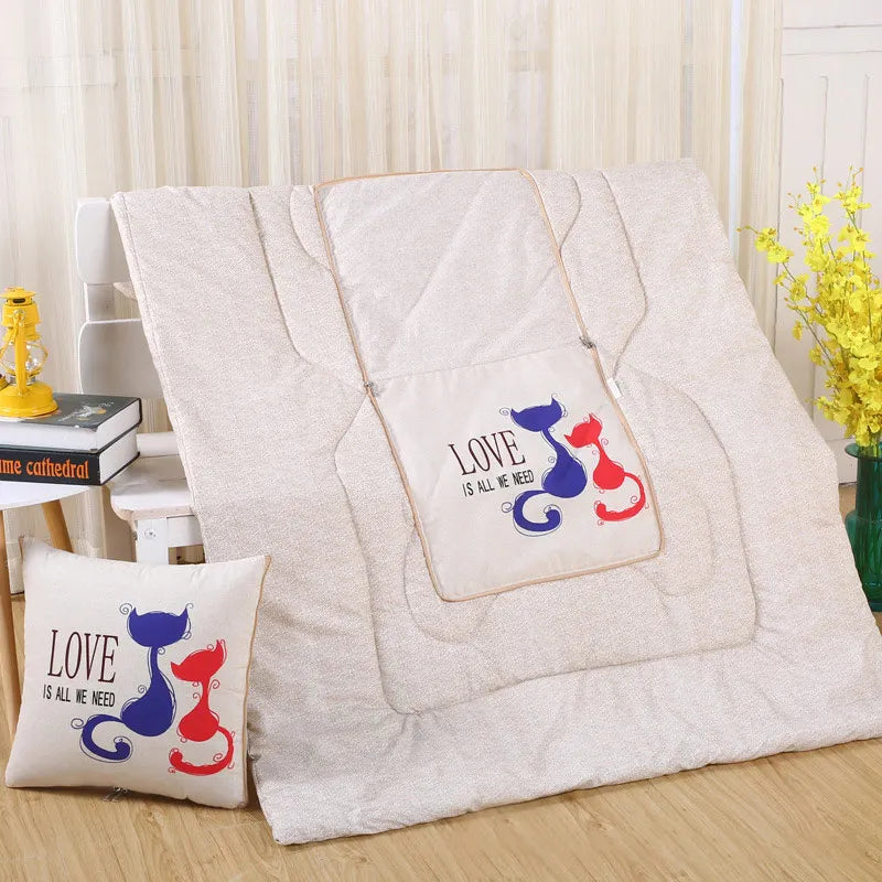BowLift | Cozy Convertible Pillow Quilt Combo Blanket