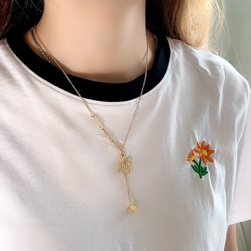 BowLift | Charming Initials Letter Necklace