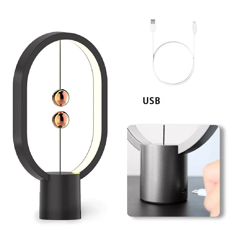 GlowSphere Table Lamp - Atmospheric Lighting for Home Bowlift