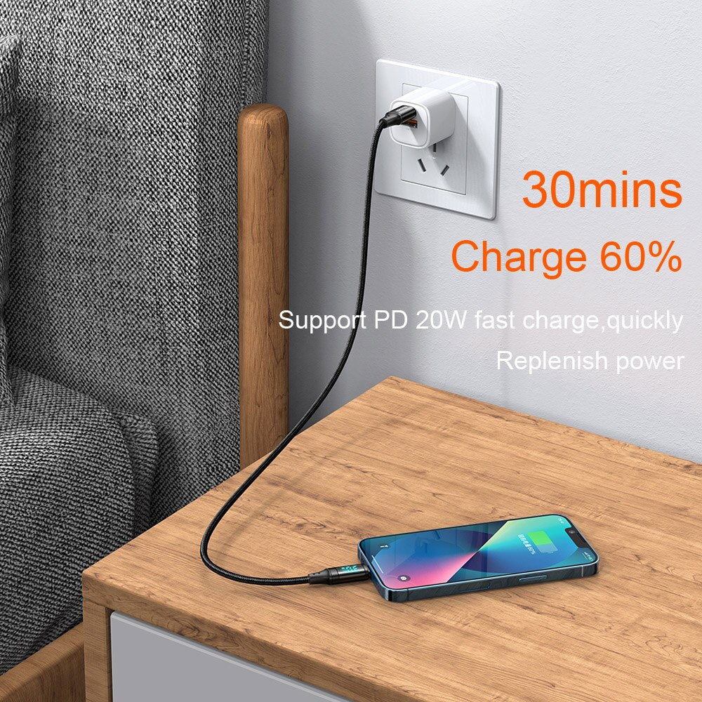 BowLift | Power Display Universal Fast Charging Phone Cable