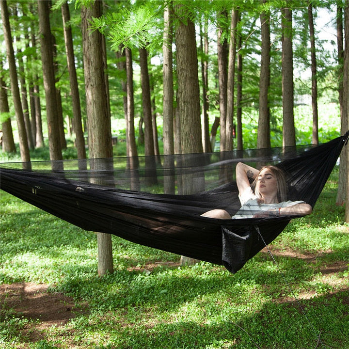 Camping Hammock - EASY 60 SECONDS SETUP Bowlift