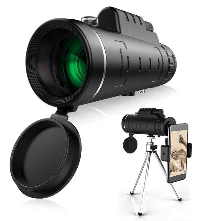 BowLift | Starscope HD Monocular – High-Powered Waterproof Telescope with Smartphone Holder & Tripod