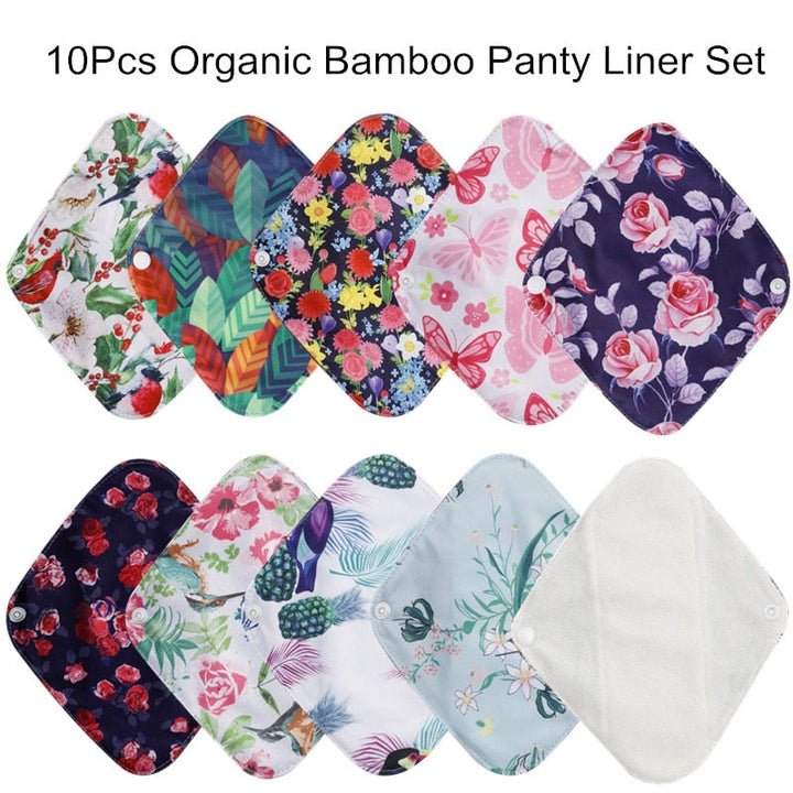 BowLift | 10 pieces reusable pads - Organic periods reusable pads