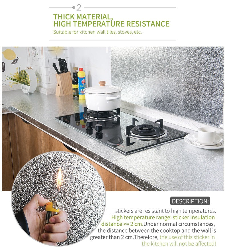 BowLift | Waterproof Self-Adhesive Kitchen Oil-proof Wallpapers