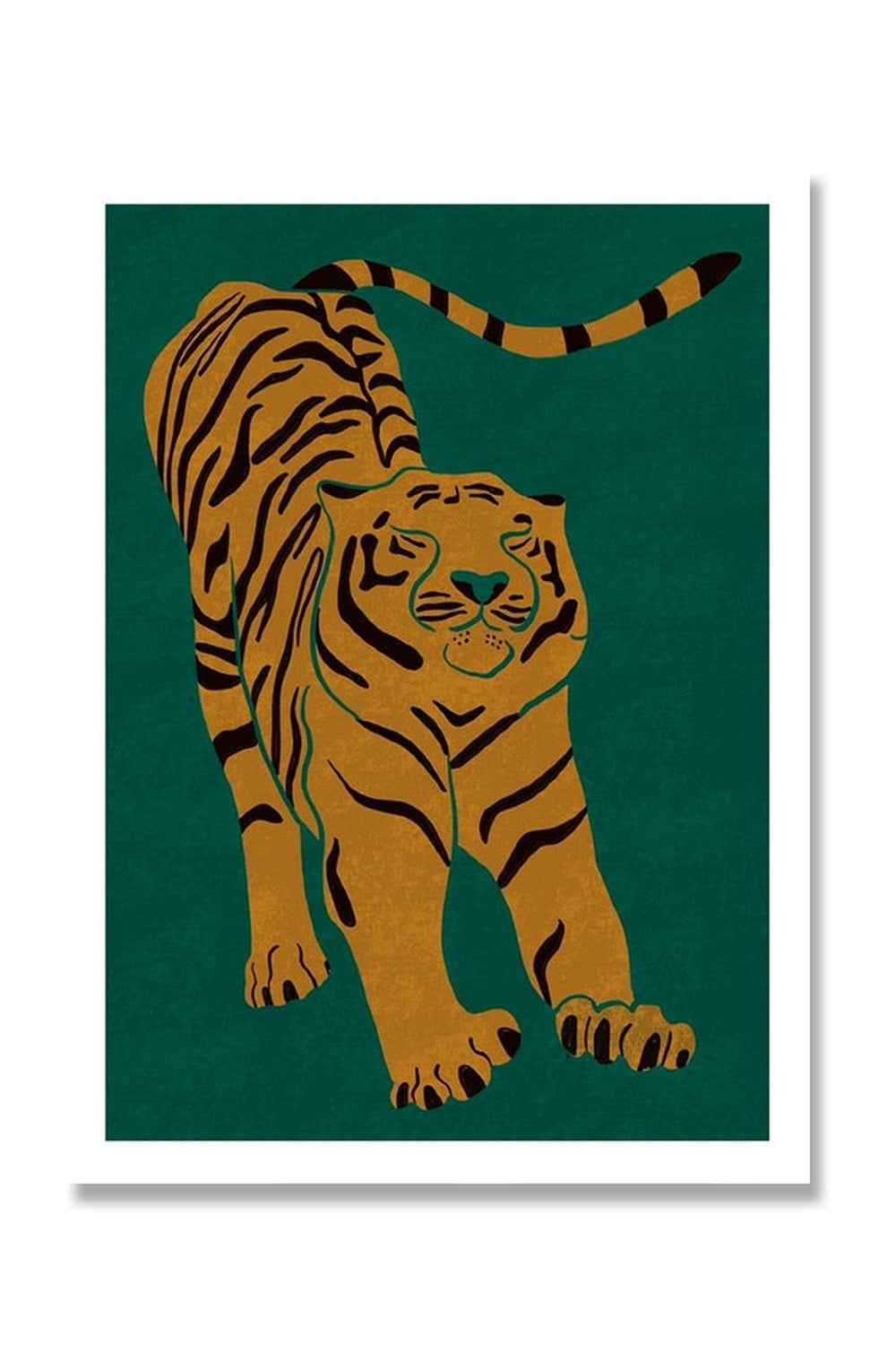 Tiger Art Canvas Poster | Bowlift