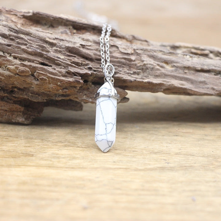 BowLift | Hexagon Natural Stone Chakra Necklace