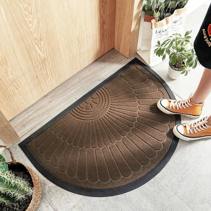 SoftNest - Luxury Half-Round Bath Mat for Comfort Bowlift