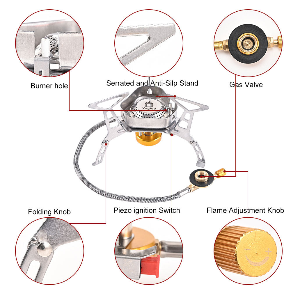 BowLift | Windproof Outdoor Camping Gas Stove