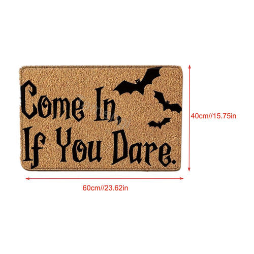 Scary Halloween Decorative Door Mats | Bowlift