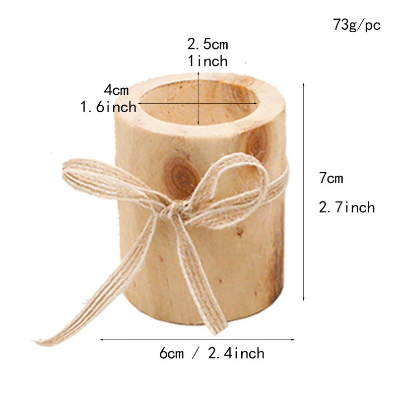 BowLift | Wood Candle Holders