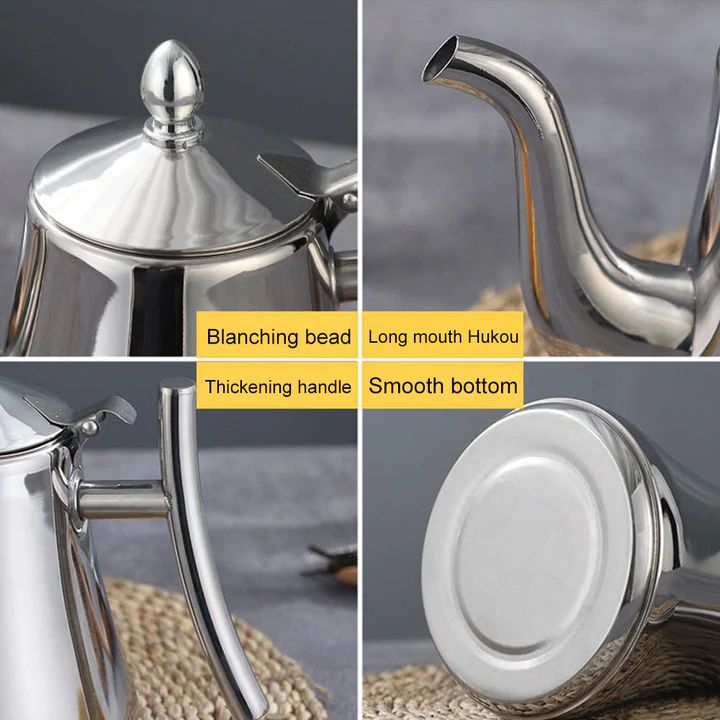 BowLift | Stylish Infusio Teapot - made of Stainless Steel for Perfect Tea Moments