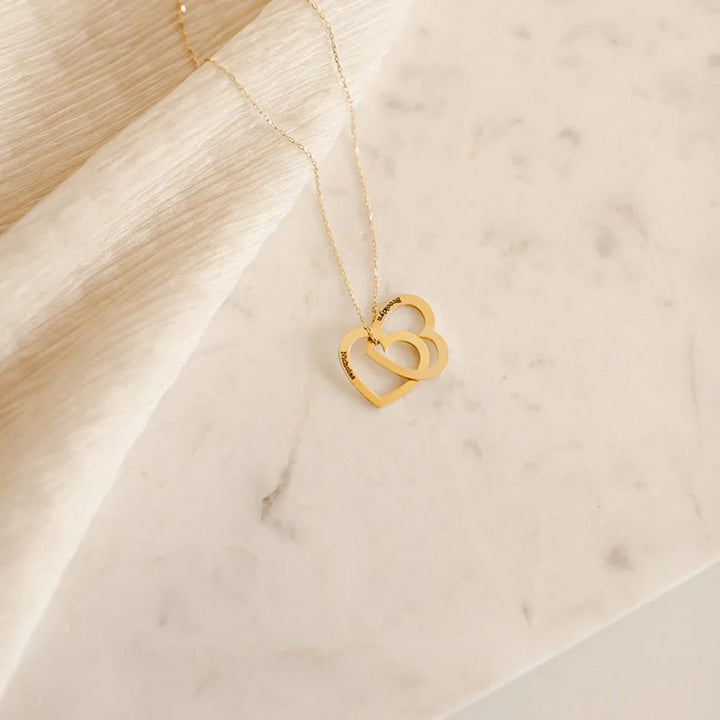 BowLift | Personalized Heart Stack Necklace