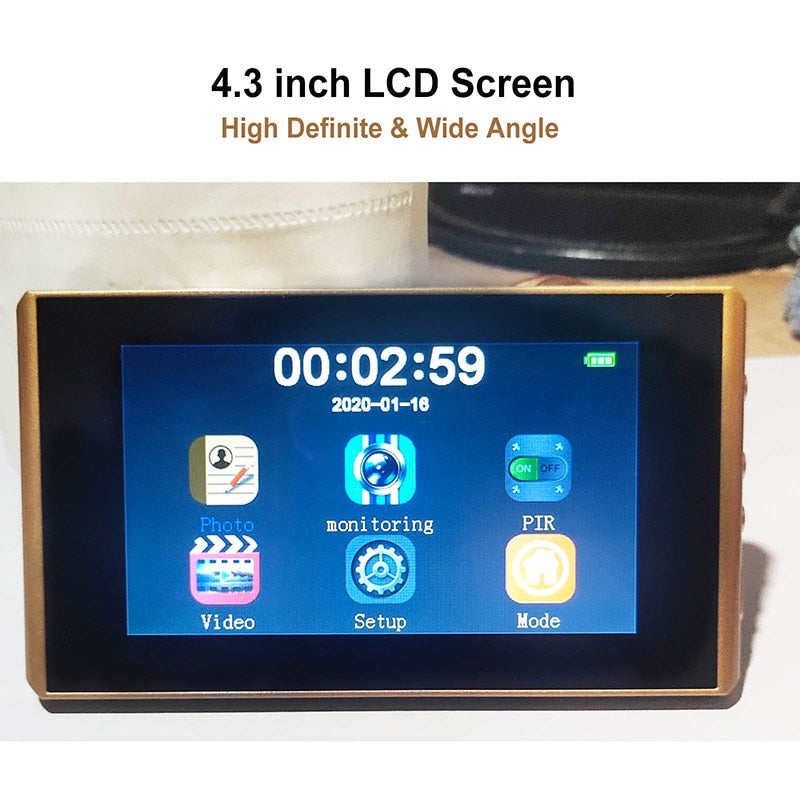 BowLift | Smart Motion Detector Door Peephole Camera