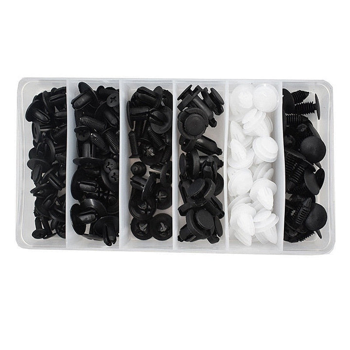 BowLift | 100pcs Auto Fastener Pin Rivet Bumper Car Clip Kit
