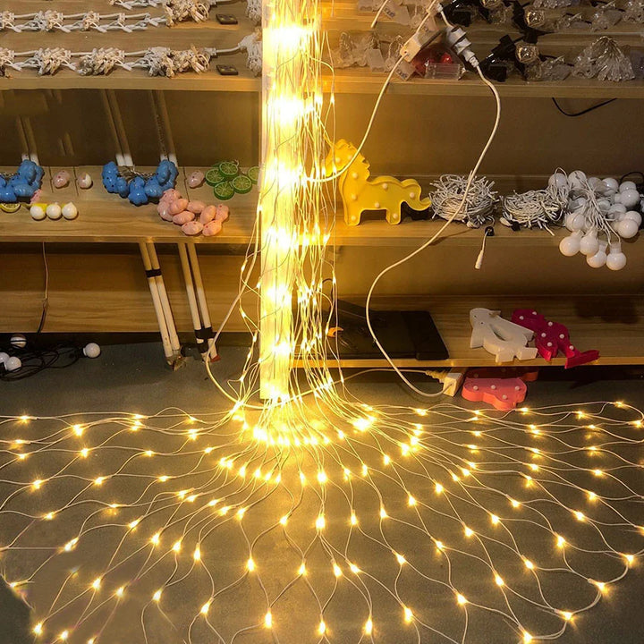 BowLift | Outdoor Lighting Mesh Pattern Luxurious with LED Lights