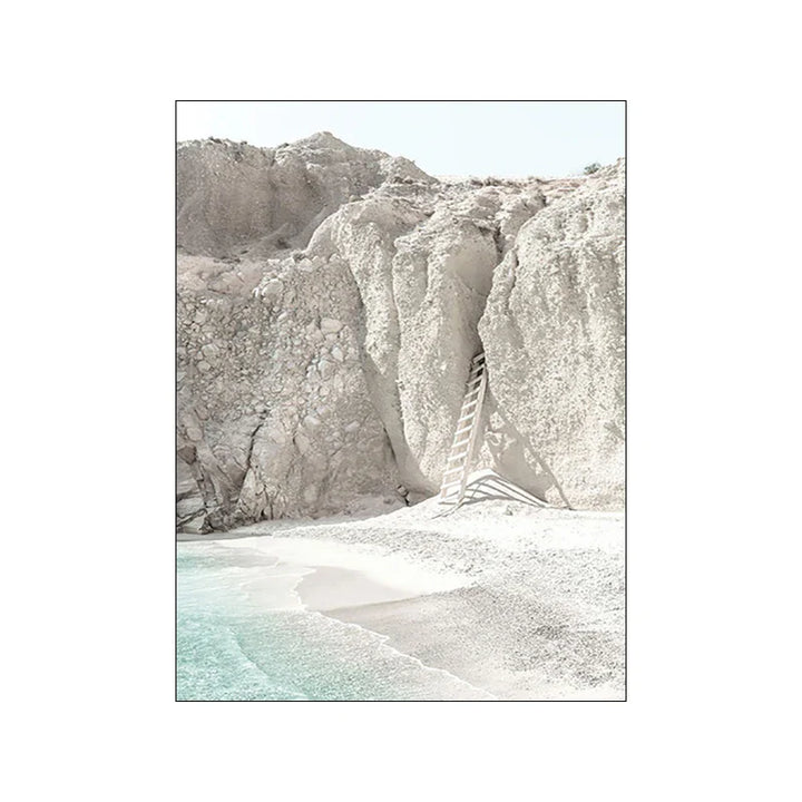 Greek Island Landscape Gallery Wall Art Fine Art Canvas Prints Pictures Of Santorini Posters For Living Room Bedroom Inspirational Art For Modern Living | Bowlift