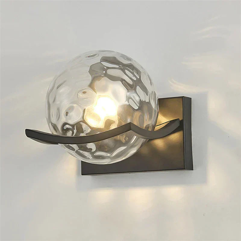BowLift | Elegant LED Wall Lamp Glass Construction and Cozy Atmosphere