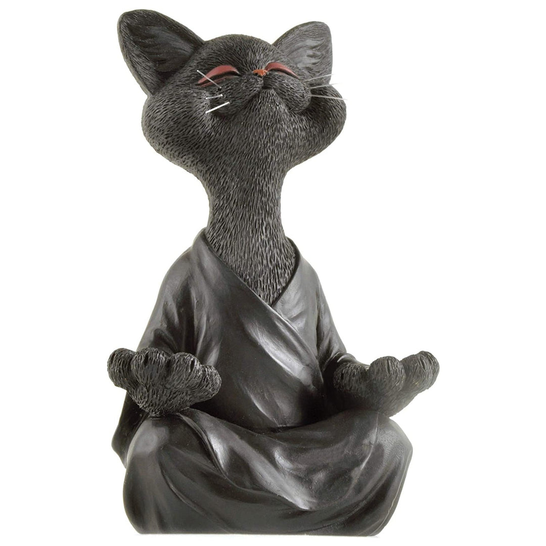 Whimsical Buddha Cat Figurine | Bowlift