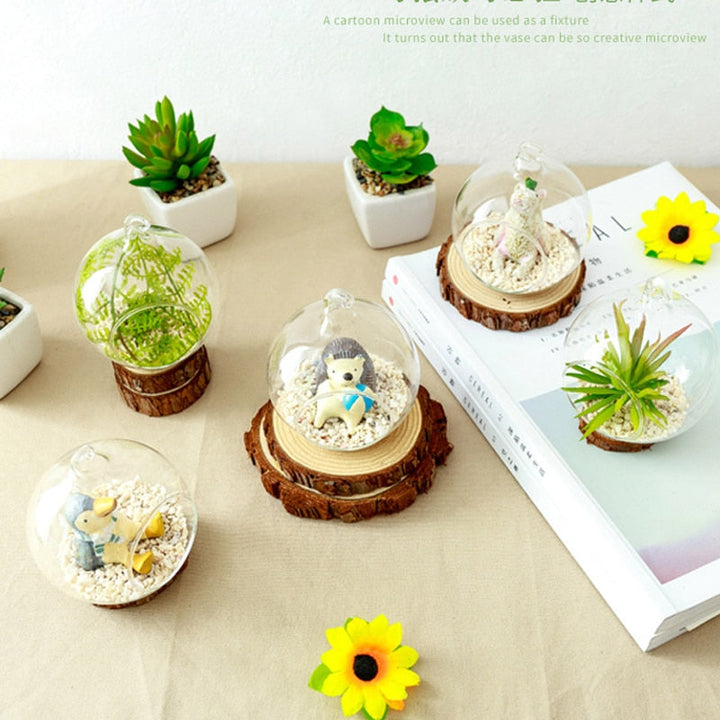 BowLift | Starry Night Terrarium Candlestick Holder