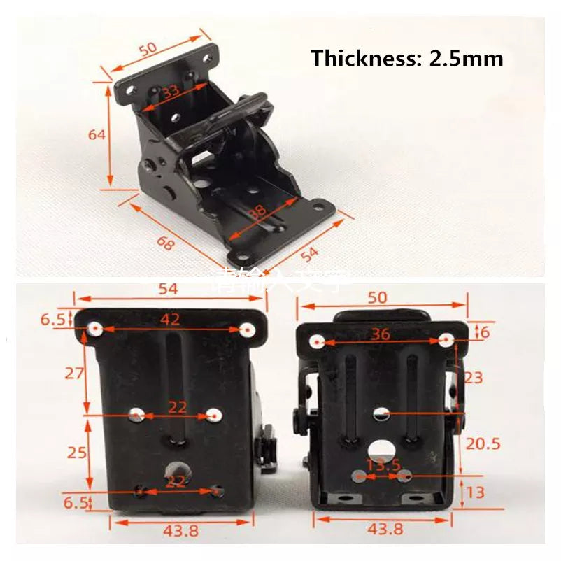 2Pcs FoldaBowlifte Self-Locking Hinges | Bowlift
