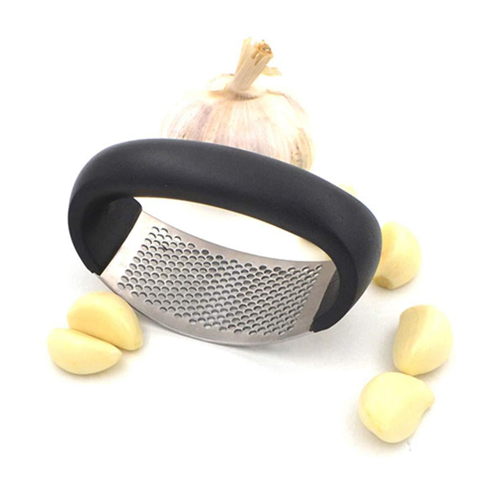 BowLift | Stainless Steel Curves Garlic Press