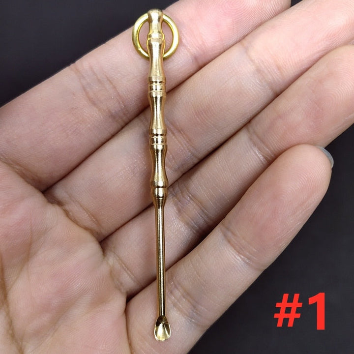 Retro Radiance Brass Mini Tool Vintage Keychain | Bowlift