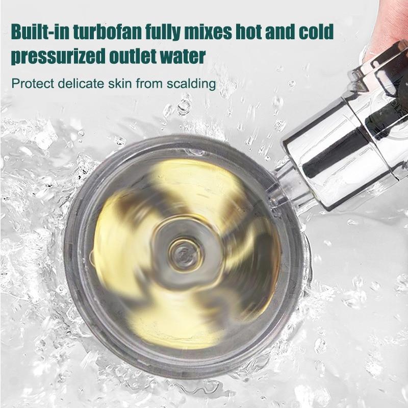 BowLift | Water-saving 360° rotating high-pressure shower