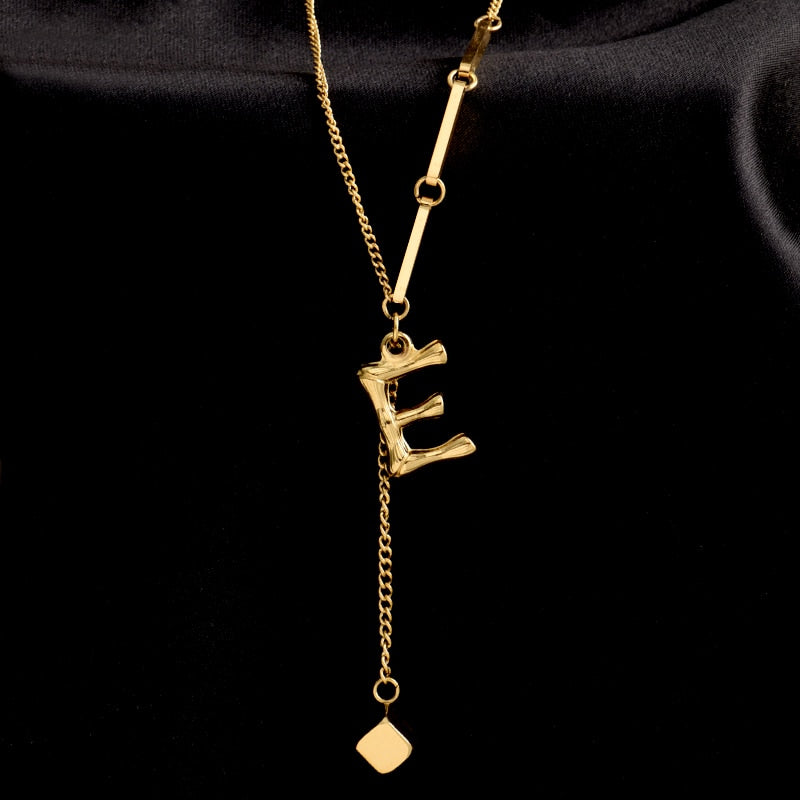 BowLift | Charming Initials Letter Necklace