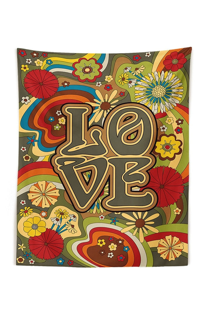 and Flower Art Tapestry | Bowlift