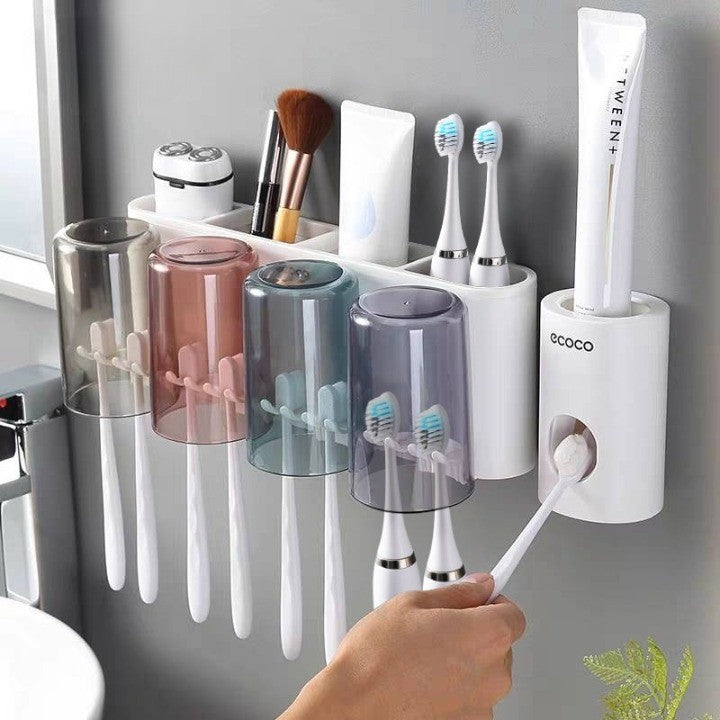BowLift | Universal Bathroom Organizer Multifunctional Toothbrush Holder