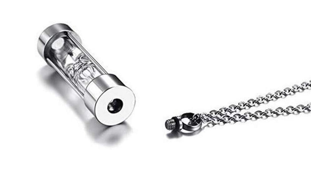 BowLift | Memory Hourglass Glass Necklace