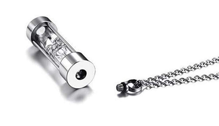 BowLift | Memory Hourglass Glass Necklace
