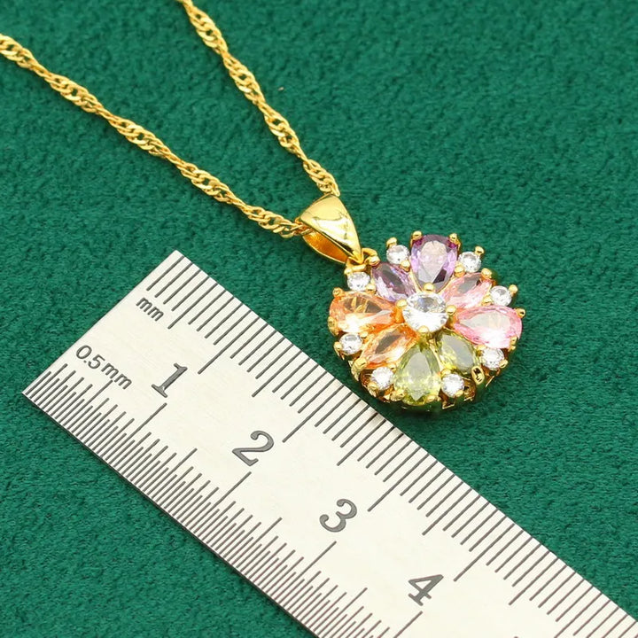 Luminous Dawn Set - Elegant Aurora Inspired Jewelry Bowlift