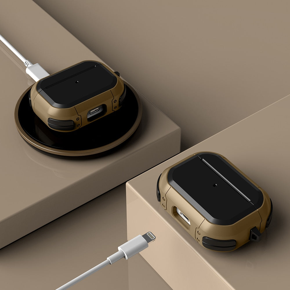 BowLift | Audio Armor Carbon Fiber Silicone Airpods Case