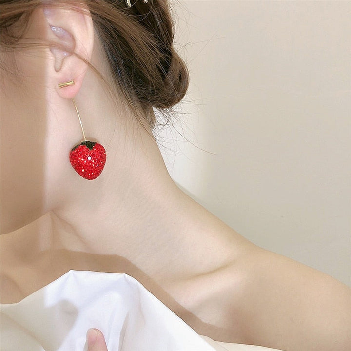 BowLift | Sweet Strawberry Zircon Earrings
