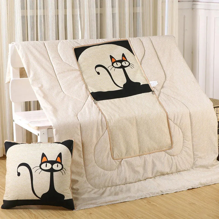 BowLift | Cozy Convertible Pillow Quilt Combo Blanket