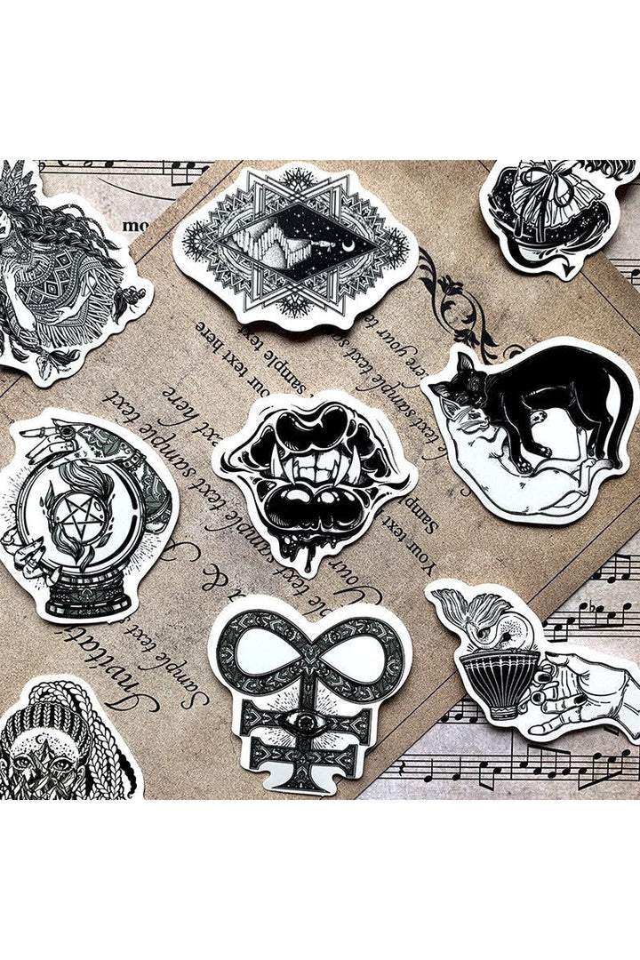 themed cartoon stickers | Bowlift